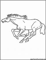 Horse Galloping sketch template