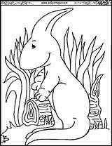 Parasaurolophus Kolorowanki Dinozaur sketch template