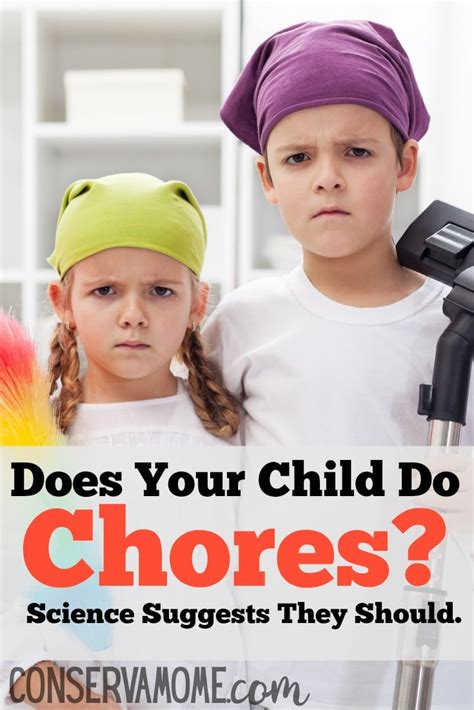 child  chores science suggests