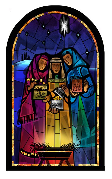 epiphany  stained glass  crafts