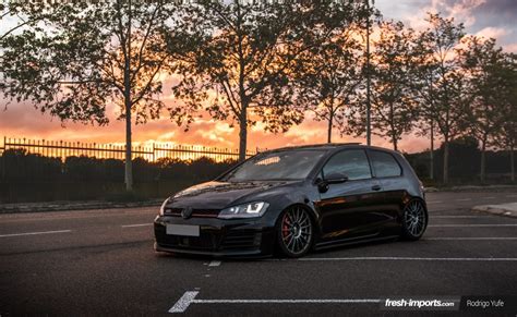 vw golf gti mk stance  aire en la suspension tambien se puede correr fresh imports