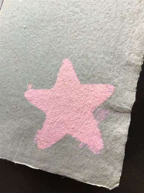 booklet star journal handmade paper homemade paper