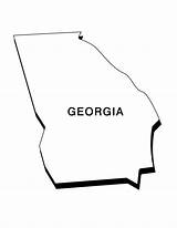 Georgia State Coloring Pages Kids Printable sketch template