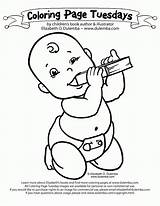 Coloring Baby Pages Book Library Newborn Week Boy National Birth Colouring Books Print Fall Young Tuesday Kids Printable Dulemba Babies sketch template