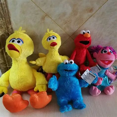 Sesame Street Elmo Cookie Monster Big Bird Abby Plush Toys Stuffed