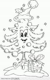 Christmas Coloring Pages Drawing Drawings Book Tegninger Kids Tree Embroidery Easy Colors Snowmen рождественские Sheets Tegning Colouring Patterns Adults Digi sketch template