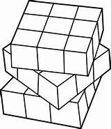 Cubo Rubik Cubos Rubiks sketch template