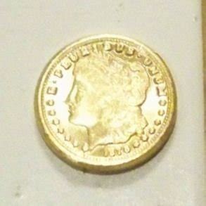 mini morgan dollar  gold lot   coins