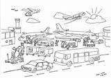 Aeroporto Airport Aviao Coloringpage Avioes Fnaf Malvorlagen sketch template