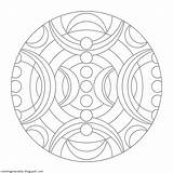 Shield Divine Coloring Mandalas sketch template