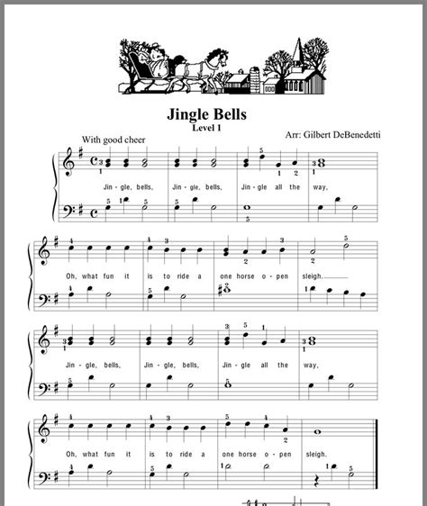 jingle bells printable sheet  printable world holiday