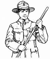 Walking Scout Clipart Stick Brb Gif Baden Powell Scouting Library Staff sketch template