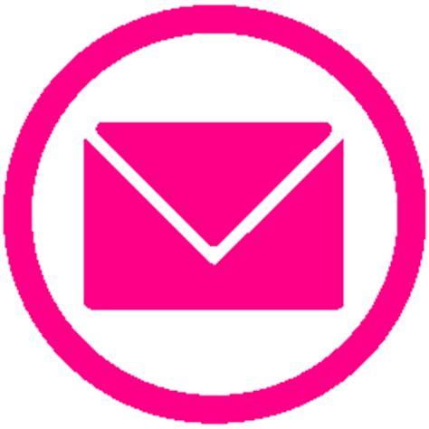 pink email icon  vectorifiedcom collection  pink email icon