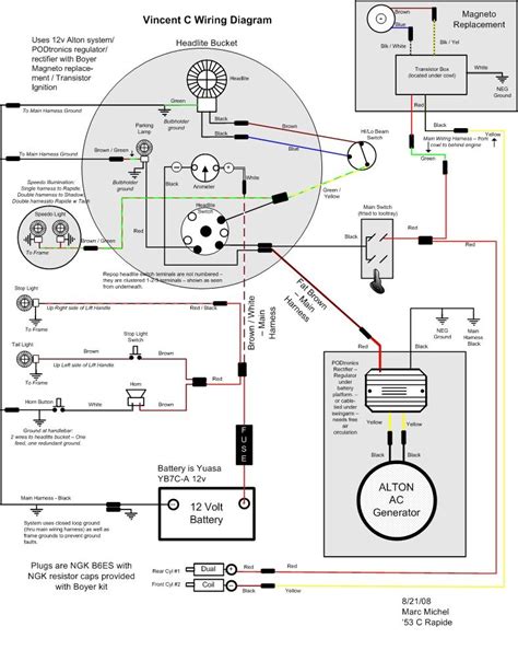 electronic  volt ignition coil wiring diagram