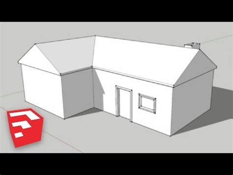 sketchup  lessons making  simple house youtube