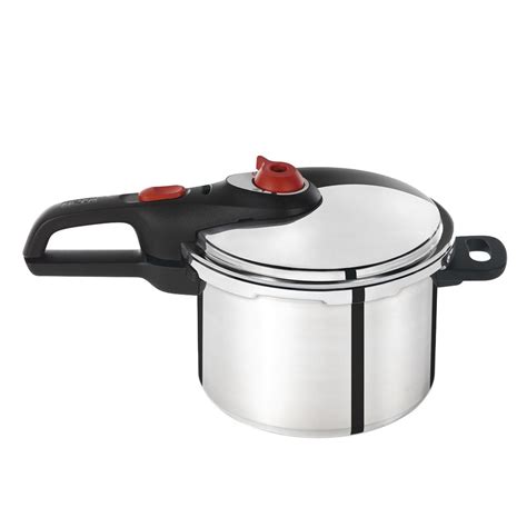 t fal initiatives 6 qt pressure cooker in stainless steel