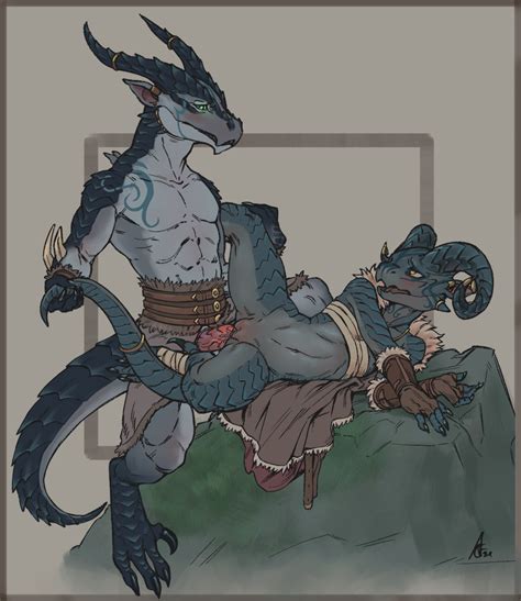 rule 34 anthro belt black body black scales claws