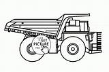 Coloring Pages Construction Truck Kids Wuppsy Dump Transportation Printables Trucks sketch template