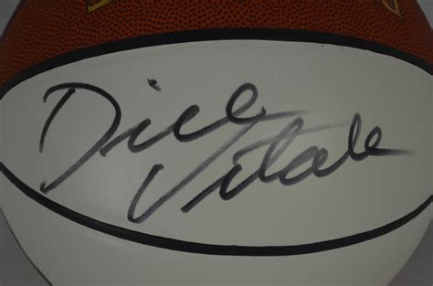 Lot Detail Dick Vitale Full Size Autographed Basketball