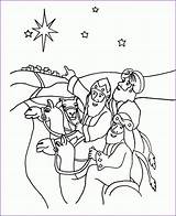Wise Coloring Men Pages Magi Three Jesus Visit Kids Color Star Printable Clip Nativity Christmas Bible Came Getcolorings Sketch Library sketch template