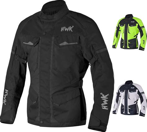 hwk adventuretouring motorcycle jacket  men textile motorbike ce armored waterproof jackets