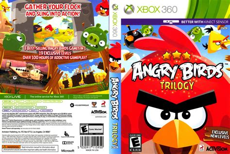 angry birds trilogy xbox  game covers angry birds trilogy dvd