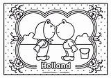 Kleurplaten Hollandse Kleurplaat Oud Klederdracht Hollands Frokkie Lola Uitprinten Downloaden Tekening Holland Frokkieenlola sketch template