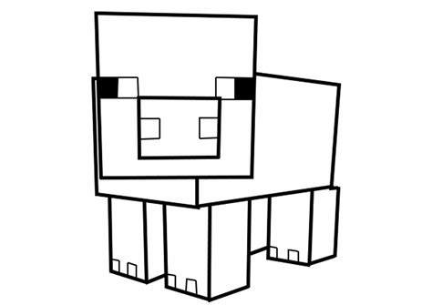 minecraft sheep coloring pages sketch coloring page