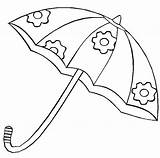 Paraguas Para Colorear Desde Guardado Umbrella sketch template