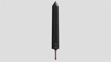 Dark Greatsword Low Poly Game Ready Buy Royalty Free 3d Model By