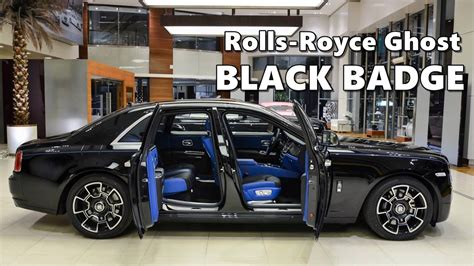 rolls royce ghost black badge  bespoke interior youtube