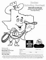 Contest Coloring Rodeo sketch template