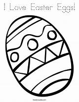 Coloring Easter Eggs Built California Usa Twistynoodle Zig Zags Egg sketch template