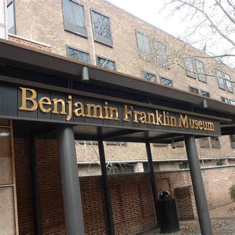 benjamin franklin museum philadelphia          tours