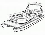 Coloring Boat sketch template