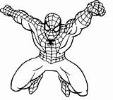 Coloring Pages Spiderman sketch template