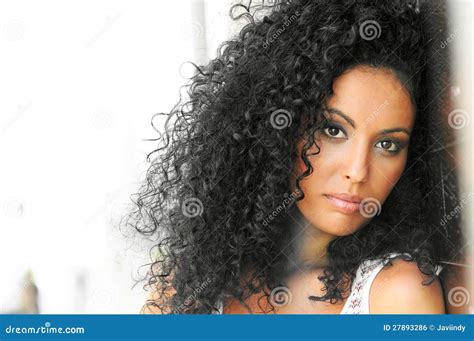 young black woman afro hairstyle royalty  stock image image