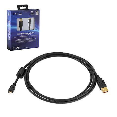 powera usb charge cable  playstation  black cpfa   buy