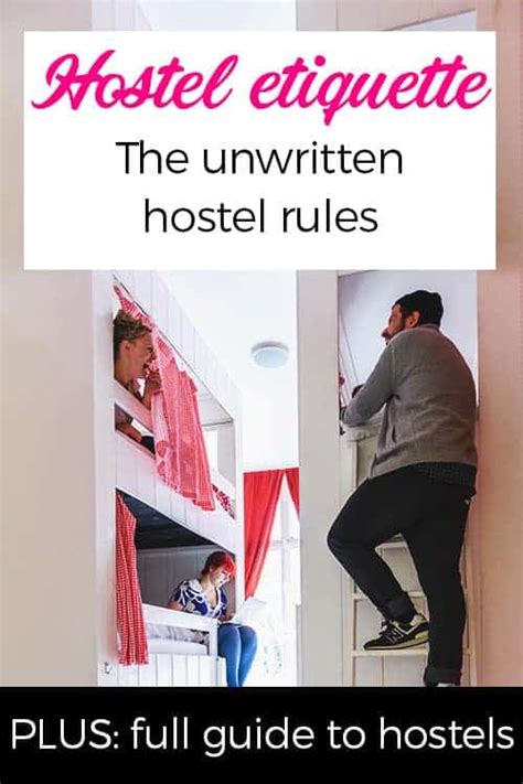 19 must know hostel etiquette and rules 2020 how to