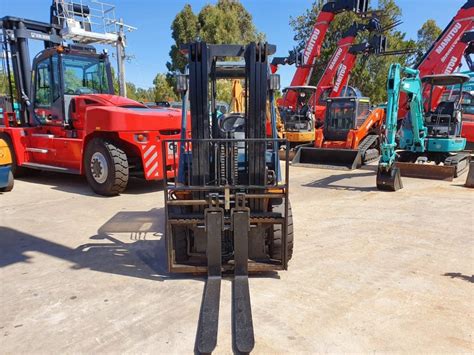toyota fgj  gas container forklift