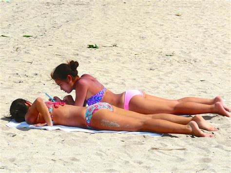Bali Beach Sunbathing