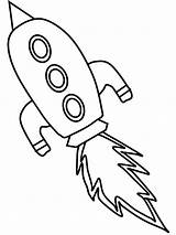 Coloring Rocket Spaceship Ship Space Pages Drawing Simple Kids Flying Clipart Cartoon Ships Travel Spacecraft Rocketship Cliparts Color Off Drawings sketch template