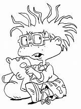Rugrats Coloring Pages Printable Sheets Chuckie Cartoon Print Kids Bestcoloringpagesforkids Clipart Christmas Cute Toy Story Hold Adult Gif Library Popular sketch template