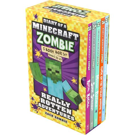 diary   minecraft zombie  book box set big
