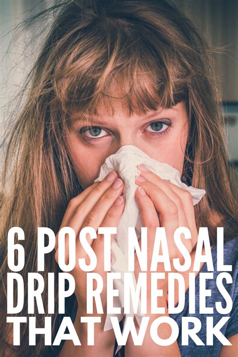 natural home treatments 6 post nasal drip remedies that