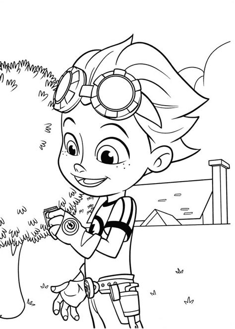 rusty  cpu coloring page  printable coloring pages  kids