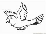 Flying Birds Cliparts Coloring Pages sketch template