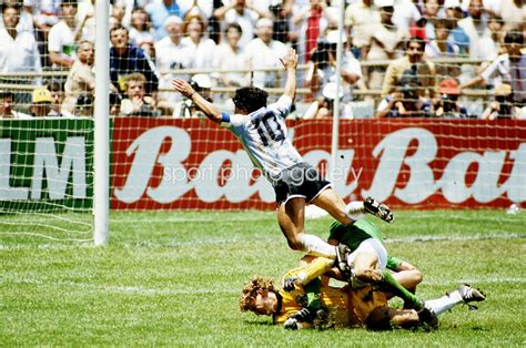 Diego Maradona Argentina V West Germany World Cup Final 1986 Images