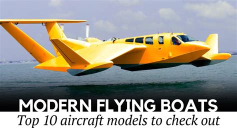modern flying boats  passenger planes  floats    youtube