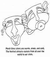 Coloring Pages Louisiana Mouth Open Getcolorings Printable Governor Office Getdrawings Gras Mardi Color sketch template